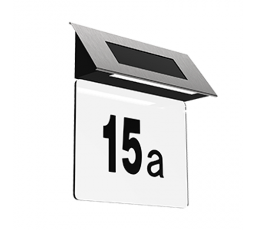 Светильник светодиодный ДБУ "Номер дома" на солнечной батарее LED Solar, 6500K  GS091  Gauss