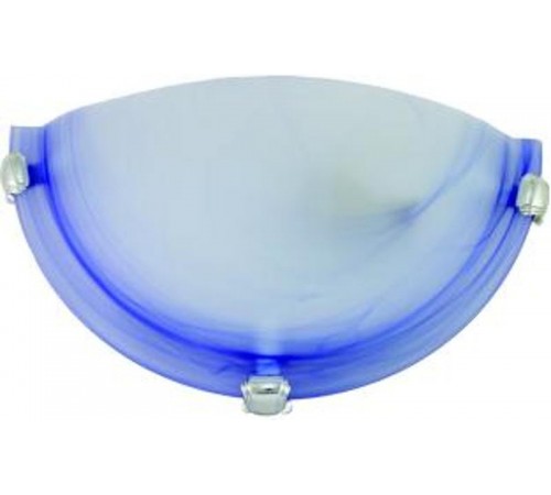 Светильник декоративный СД 60Вт ЛН/КЛЛ Е27 полукруг голубой (в разборе)  SQ0358-0002  TDM