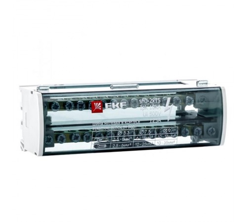 Шина нулевая в корпусе 2х15 EKF PROxima  sn0-2x15  EKF