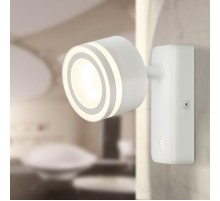 Светильник настенная подсветка  WL49 WH GX53 IP20 белый  Б0059819  ЭРА