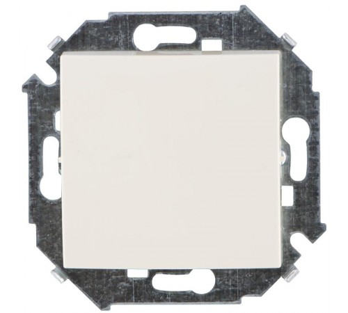 Simon 15 Сл. кость Выключатель 1-кл проходной, 16А 250В, винт. зажим  1591201-031  Simon