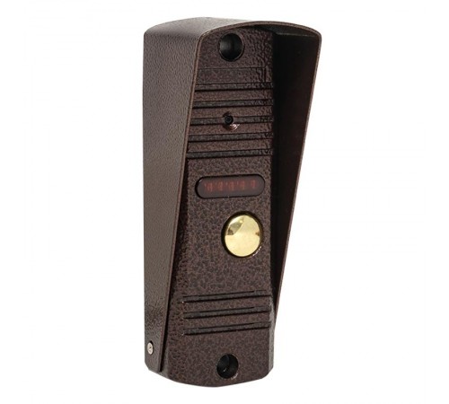 Вызывная видеопанель CPV-01 медь 4пр. 1000TVL IP65 EKF  int-cpv-01  EKF