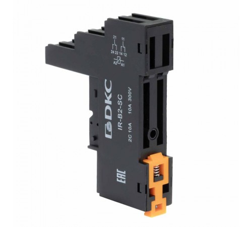Базовый пассивный элемент для установки одиночных реле, до 230 В АС \ DC  IR-B2-SC  DKC