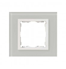 Simon 82 Рамка декоративная, 1 пост, S82 Nature, Стекло, натуральный-белый  82617-60  Simon