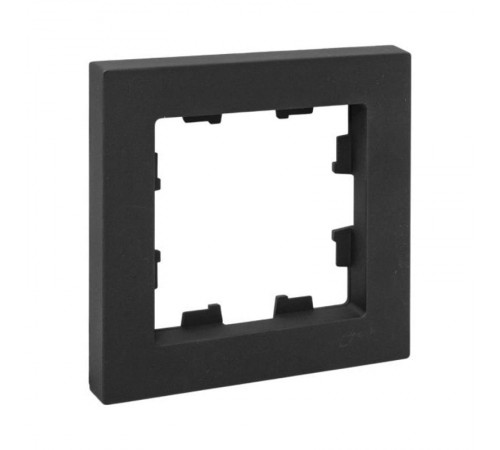 1 - местная рамка, чёрная, пластик Эпика EKF  UP1-FPB-01  EKF