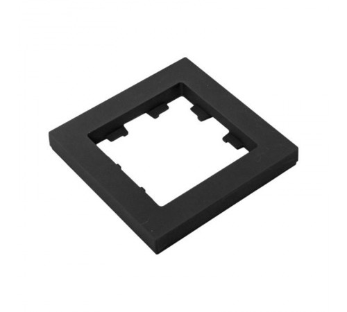 1 - местная рамка, чёрная, пластик Эпика EKF  UP1-FPB-01  EKF