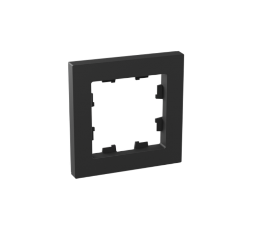 1 - местная рамка, чёрная, пластик Эпика EKF  UP1-FPB-01  EKF