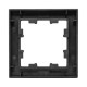 1 - местная рамка, чёрная, пластик Эпика EKF  UP1-FPB-01  EKF