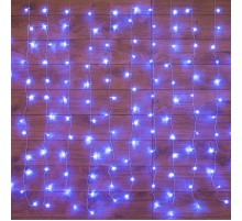 Гирлянда "Светодиодный Дождь"  1,5х1м, свечение с динамикой, прозрачный провод, 230 В, диоды СИНИЕ  235-023  NEON-NIGHT
