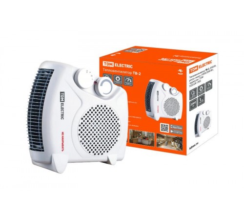 Тепловентилятор ТВ-2, 2000 Вт, регул. мощн. (1000/2000 Вт), термостат,  SQ2520-1302  TDM