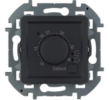 Inspiria Антрацит Термостат для тёплых полов с внешним датчиком без рамки  673813  Legrand