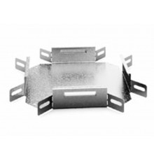 Угловой соединитель крестообразный к лотку 200х50, толщ. 1,0 мм, Сендзимир цинк, 032425  УСХ-200х50-1,0-СЦ   Ostec