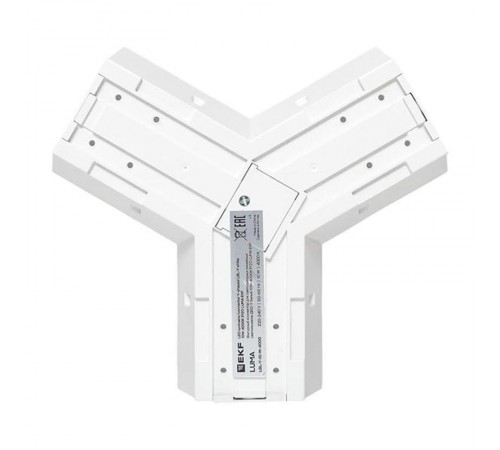 Коннектор фигурный для светодиодных линейных светильников ДБО-Y белый 10Вт 6500К IP20 LUMA  LBL-Y-10-W-6500  EKF