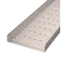 Лоток перфорированный Стандарт INOX (AISI 409) 500х100х3000 (1,0 мм) (6 м/уп)  PR16.2425  Промрукав