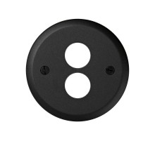 Simon 88 Накладка на аудиорозетку для подключения двух аудиоколонок, S88, графит  88082-38  Simon