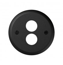 Simon 88 Накладка на аудиорозетку для подключения двух аудиоколонок, S88, графит  88082-38  Simon