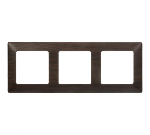 Valena LIFE Темное дерево Рамка 3-ая  754173  Legrand