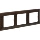 Valena LIFE Темное дерево Рамка 3-ая  754173  Legrand