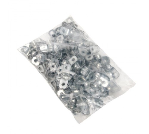 Скоба металлическая однолапковая СМО d 8-9мм. (100шт.) EKF PROxima  sm-1-8-9  EKF