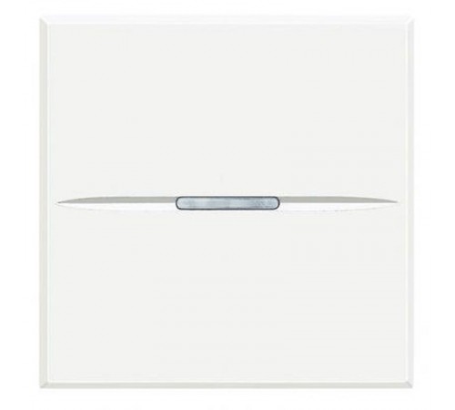 Axolute. Выключатель аксиальный одноклавишный 10А 250В. Винтовые клеммы. 2 модуля. Цвет Белый  HD4001M2N  Legrand