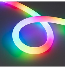 Светодиодная лента герметичная SPI-MOONLIGHT-TOP-F180-D25mm 12V RGB-PX2 360deg (20 W/m, IP65, 3535, 3m, wire x1) (Arlight, Вывод кабеля прямой)  0375