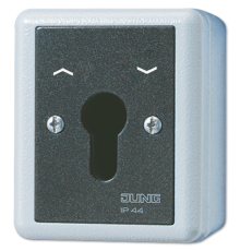 Выключатель для замочного механизма 10A 250V ~; для накладного монтажа IP44 834.28G Jung