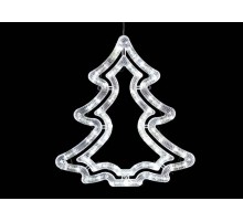 Фигура-подвеска светодиодная на елку  ULD-H3543-070/STA WHITE IP20 XMAS TREE   UL-00001405  Uniel