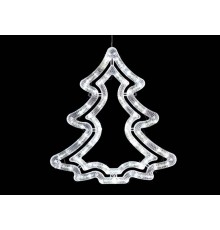 Фигура-подвеска светодиодная на елку  ULD-H3543-070/STA WHITE IP20 XMAS TREE   UL-00001405  Uniel