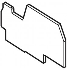 Изолятор FEDAD4 Торц. для D4/8.SN.ADO  1SNA199352R0000  TE