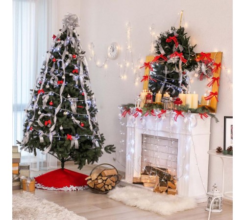 Светодиодная гирлянда ARD-STRING-HOME-5000-CLEAR-50LED-FLASH WHITE (230V, 3.5W)  025752  Arlight