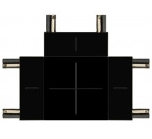 Коннектор  TRM-S5-CT BK Т-образный для тонкого магнитного шинопровода черный  Б0059032  ЭРА