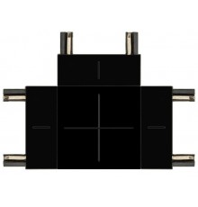 Коннектор  TRM-S5-CT BK Т-образный для тонкого магнитного шинопровода черный  Б0059032  ЭРА