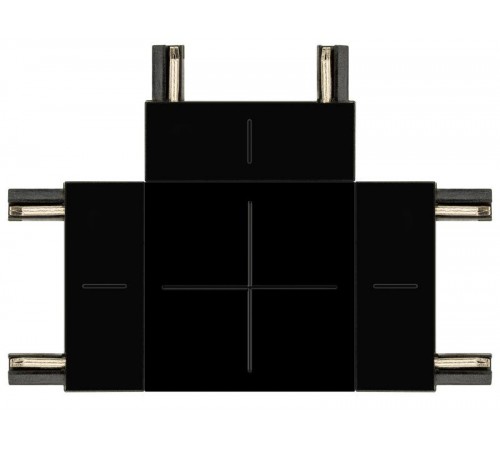 Коннектор  TRM-S5-CT BK Т-образный для тонкого магнитного шинопровода черный  Б0059032  ЭРА