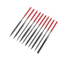 Набор надфилей 160х4мм, обрезиненные рукоятки, 10 шт.  KR-12-4103  Kranz