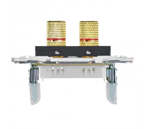 SKANDY Аудиорозетка 4-местная SK-A01T титан  SK-S40-K48  IEK