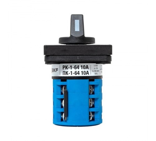 Переключатель кулачковый ПК-1-64 10А для вольтметра EKF PROxima  pk-1-64-10  EKF