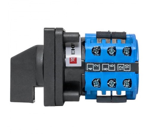 Переключатель кулачковый ПК-1-64 10А для вольтметра EKF PROxima  pk-1-64-10  EKF