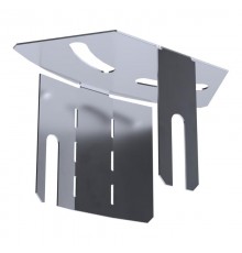 Крышка угла горизонтального изменяемого 0-45 градусов Стандарт INOX (AISI 316) 50  PR16.3635  Промрукав