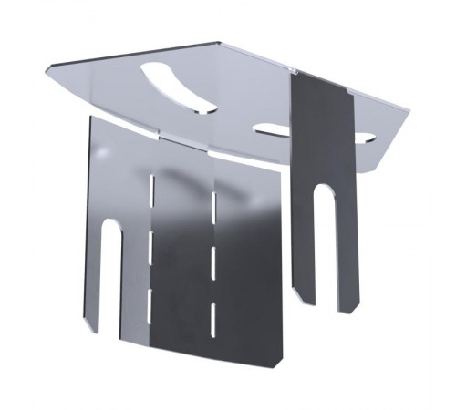 Крышка угла горизонтального изменяемого 0-45 градусов Стандарт INOX (AISI 316) 50  PR16.3635  Промрукав