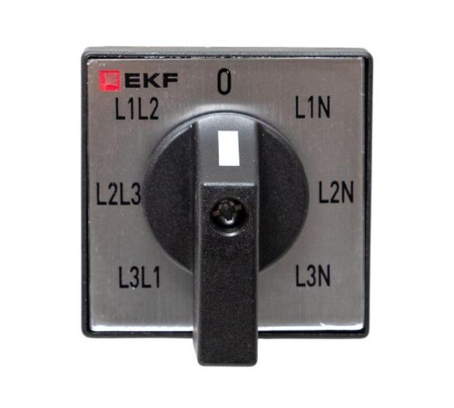 Переключатель кулачковый ПК-1-64 10А для вольтметра EKF PROxima  pk-1-64-10  EKF