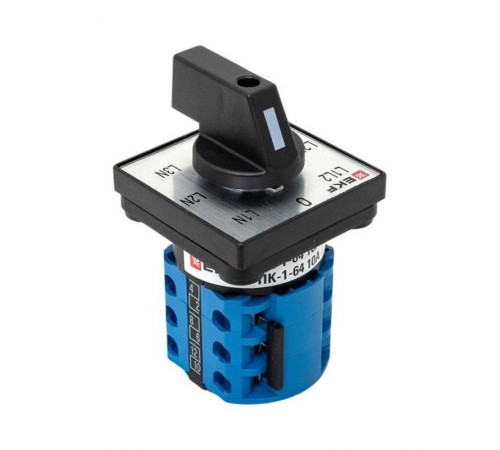 Переключатель кулачковый ПК-1-64 10А для вольтметра EKF PROxima  pk-1-64-10  EKF