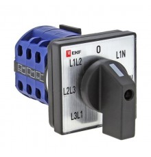 Переключатель кулачковый ПК-1-64 10А для вольтметра EKF PROxima  pk-1-64-10  EKF