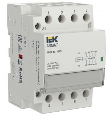 ARMAT Контактор модульный KMR 40А 24В AC/DC 4НО  AR-KMR20-040-40-024  IEK