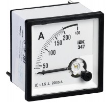 Амперметр Э47 200/5А кл. точн. 1,5 72х72мм  IPA10-6-0200-E  IEK