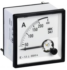 Амперметр Э47 200/5А кл. точн. 1,5 72х72мм  IPA10-6-0200-E  IEK