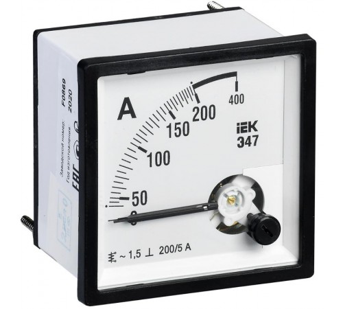 Амперметр Э47 200/5А кл. точн. 1,5 72х72мм  IPA10-6-0200-E  IEK