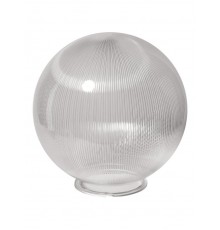 Рассеиватель для садово-паркового светильника шар ПММА 300 мм прозрачный призма (байонет 145 мм)  SQ0321-0232  TDM