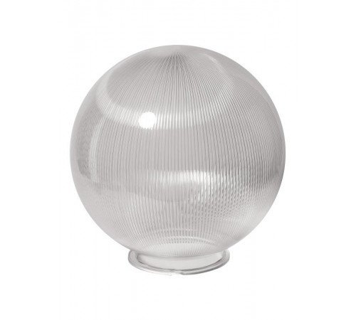 Рассеиватель для садово-паркового светильника шар ПММА 300 мм прозрачный призма (байонет 145 мм)  SQ0321-0232  TDM
