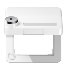 крышка с замком CD590BFKLSLWW Jung