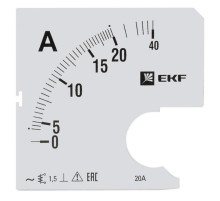 Шкала сменная для A961 20/5А-1,5 EKF PROxima  s-a961-20  EKF